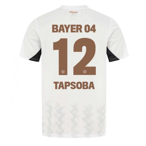 Fotbalové Dres Bayer Leverkusen Edmond Tapsoba #12 Venkovní 2024-25 Krátký Rukáv